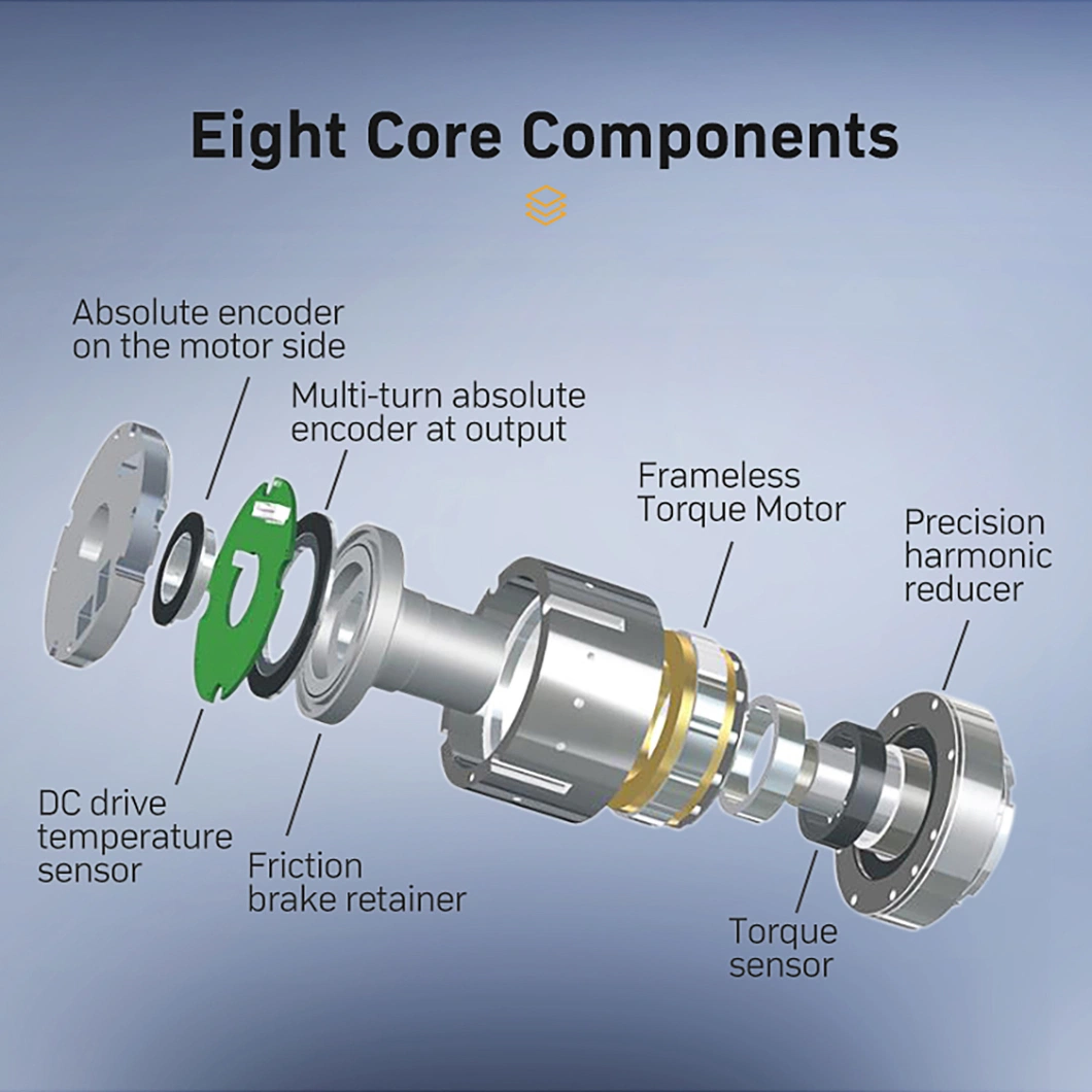 Harmonic Gearbox Robot Brushless Motor for Mini Robot Arm