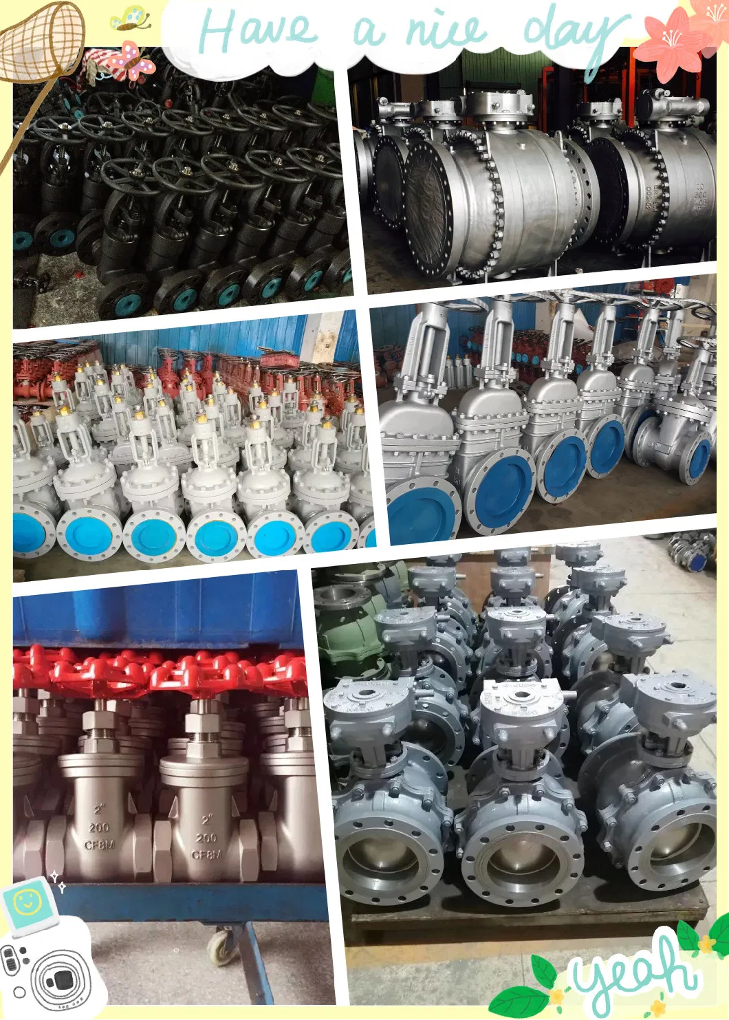 API 6D A105/F304/F316 Forged Trunnion/Fixed Flanged Ball Valve Gear Box