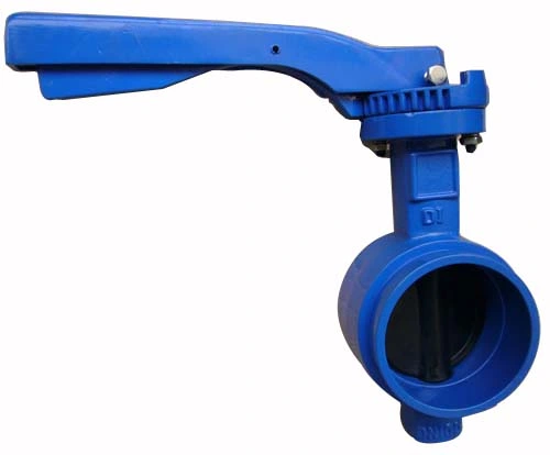 Groove End Wafer Butterfly Valves Lever Operator with CE ISO Wras Certificates