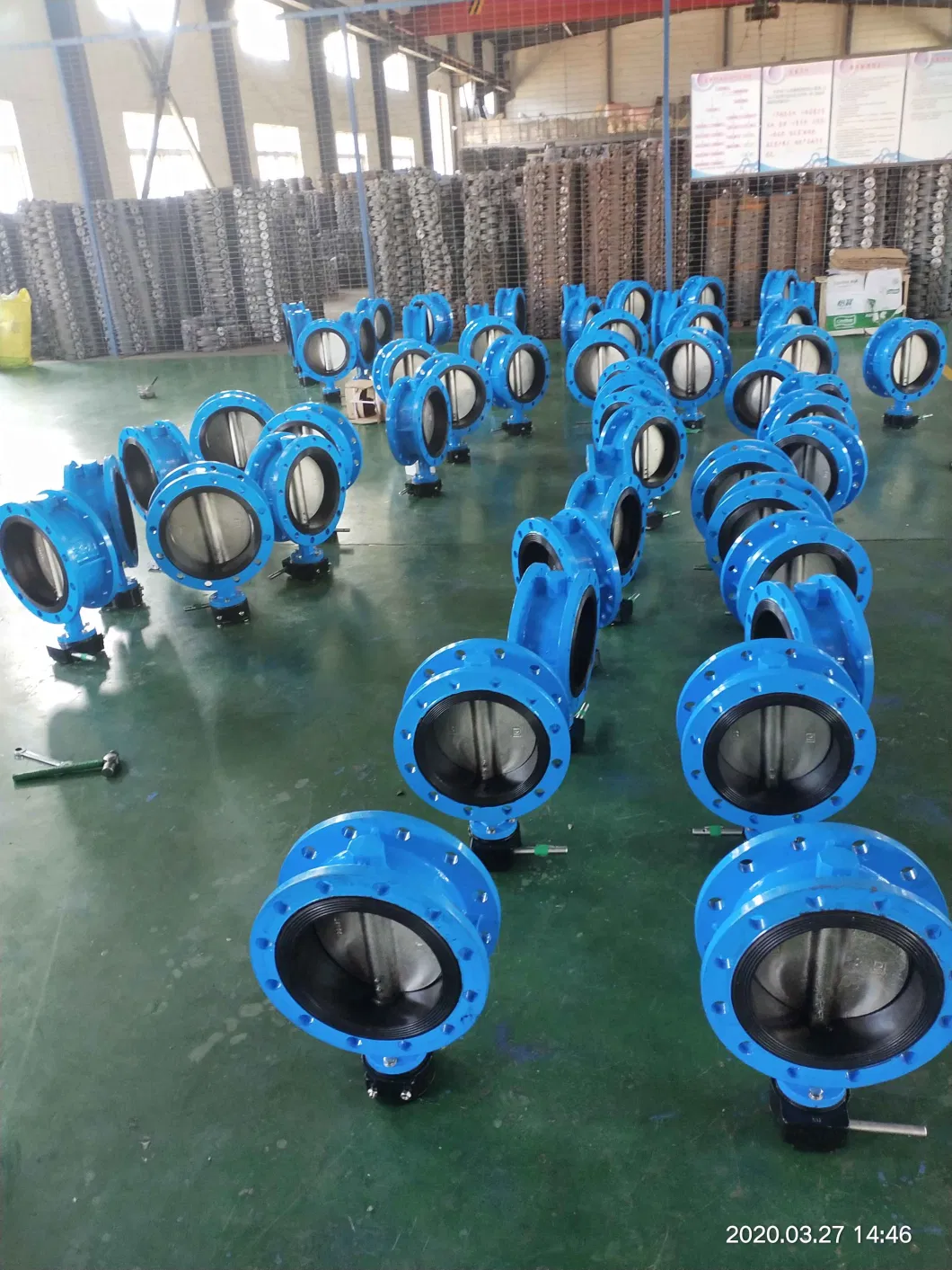 Wafer Type Butterfly Valve with Gear Box Operator
