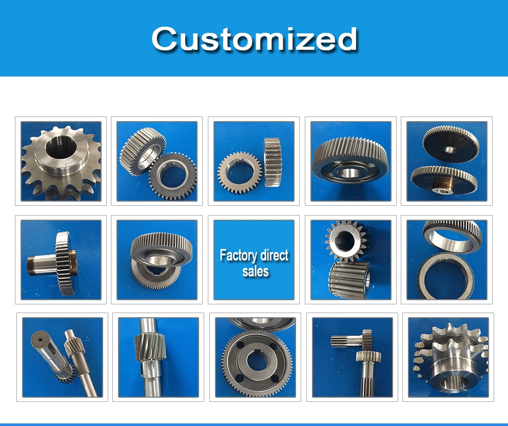 Crown Rack Pinion Wheel Worm Shaft Spiral Helical Spur Gear