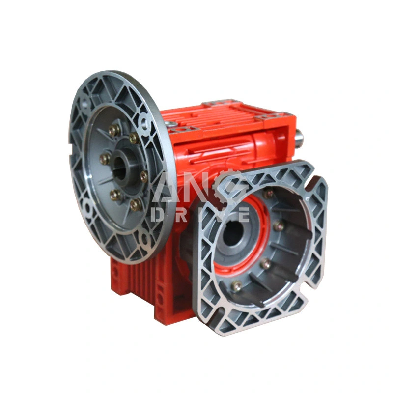 Industrial Factory Mechanical Power Transmission RV Series Speed Reduction Gearbox with Motor Chinese Blue OEM Worm Reductor