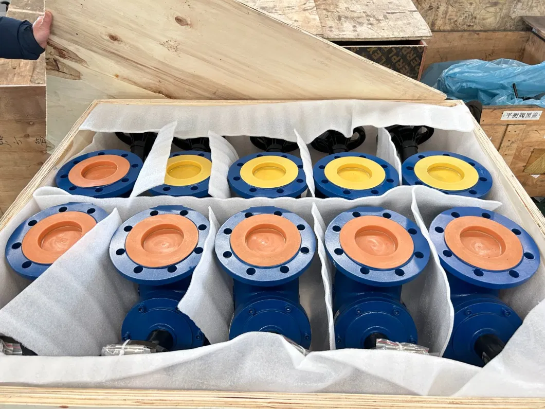 Industrial DN100 Pn16 Di Ductile Iron Body Hand Wheel Manual Control Static Balance Balancing Valves