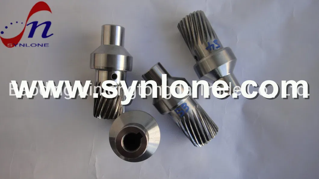 CNC Machining Auto Spare Parts Stainless Steel Worm Shaft Gears