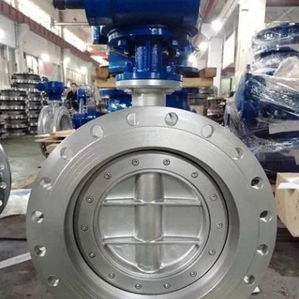 Worm Gear Box Operated Ductile Iron Flanged Soft Seal Butterfly Valve (GALD373W)