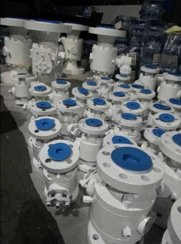 API 6D/API 608 High Pressure Forged Steel Hard Seal/Metal Seated Trunnion Mounted Ball Valve /A105/Lf2/F304/F316/Pneumatic/Electric/Motorized/Gear Operated