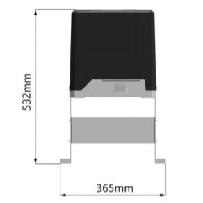 Chain Driven Sliding Gate Operator Kit for 2500kg Gate