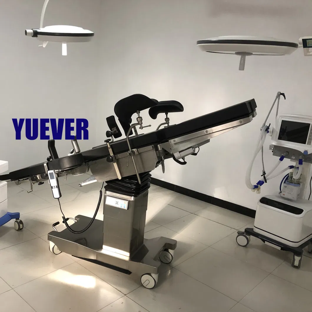 Yuever Medical Low Price Excellent Quality Electro Hydraulic with Manual Override Operation Table