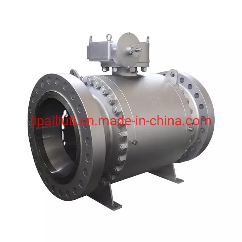 Gear Operated A105 Lf2 F304 F316 Forged Steel Trunnion Type Dbb Ball Valve Double Block &amp; Bleed Valve Flanged Dbb Ball Valve