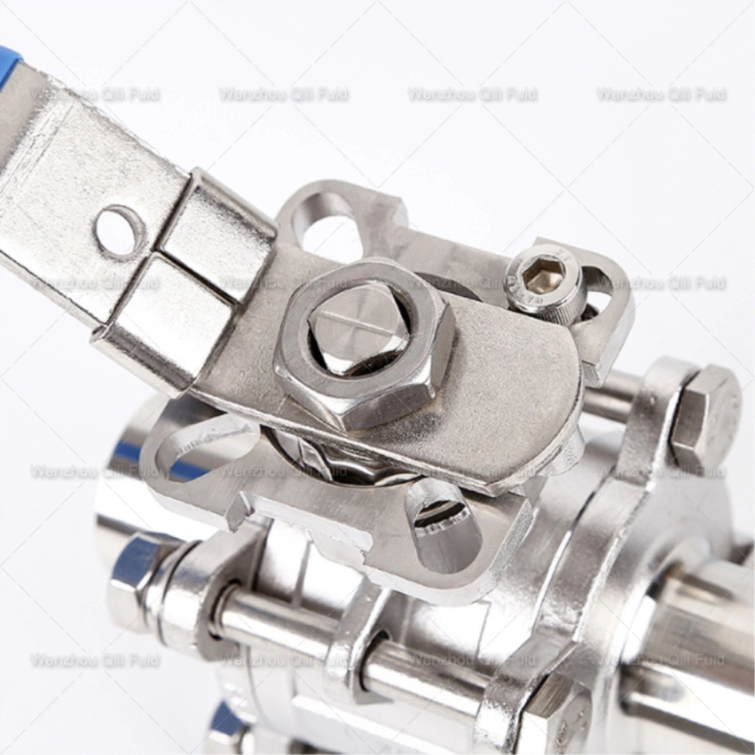 Hygienic Food Grade Stainless Steel Manual Pneumatic Actuator Ball Valve