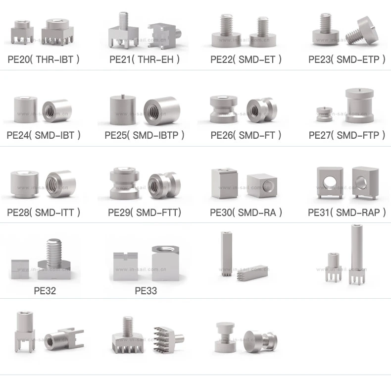 Surface Mount Standoff Spacer, Solder Standoffs, SMT Nut, SMD Soldering