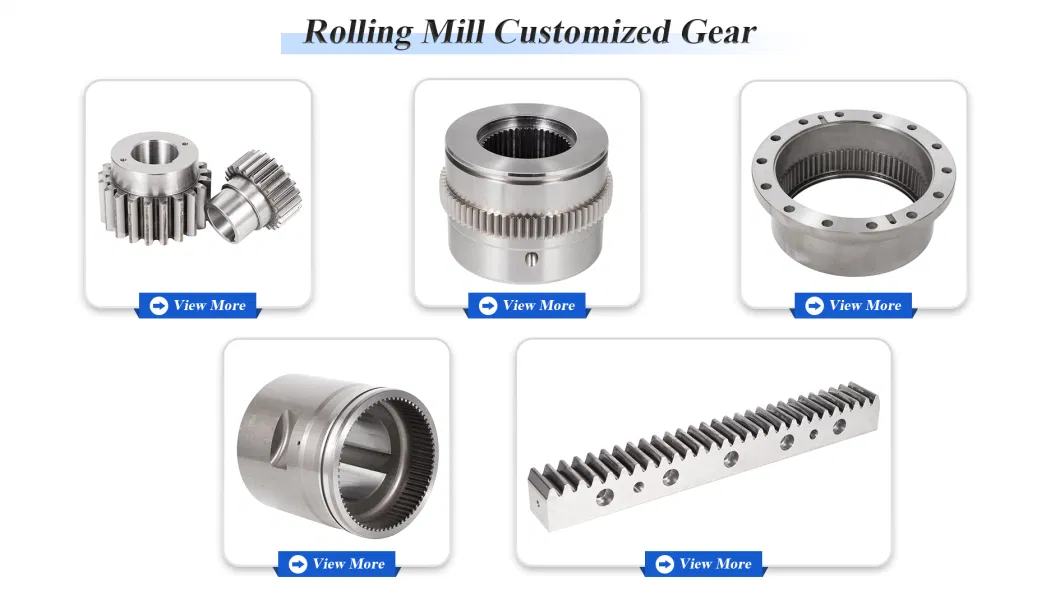 Non-Throated Worm Gear Heat Resistant Customized Rolling Mill Spare Parts