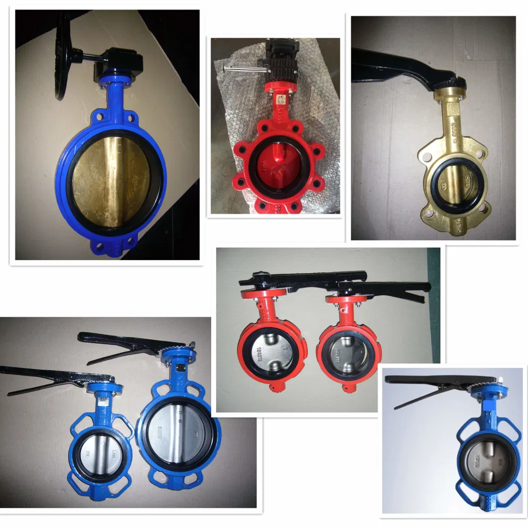 Ductile Iron Ggg40 Double Eccentric Offset Manual/Actuator Flange Butterfly Valve