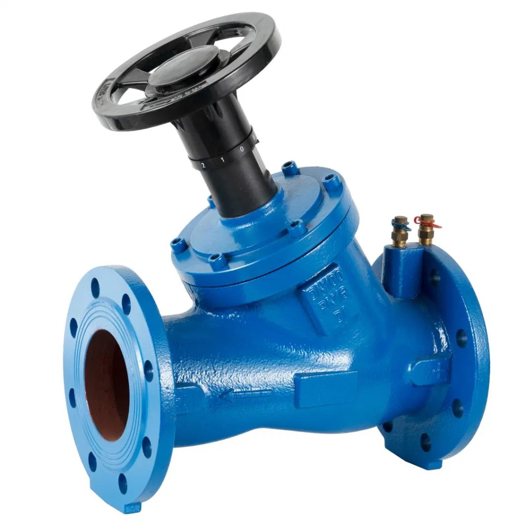 Industrial DN100 Pn16 Di Ductile Iron Body Hand Wheel Manual Control Static Balance Balancing Valves