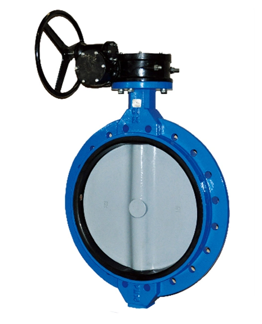 Ggg40 Ggg50 A536 A395 Single Flanged Wafer Type Butterfly Valves with Handheld Gearbox Operator