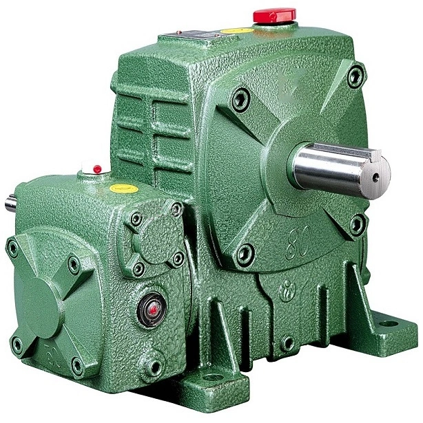 Wpa Right Angle Foot Mounted Solid Shaft Cast Iron Worm Gear Speed Reducer