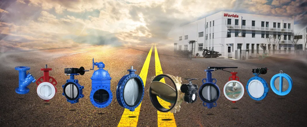 EPDM NBR FKM Fully Coating/ Lining Butterfly Valve C/W Electric Actuator /Worm Gear