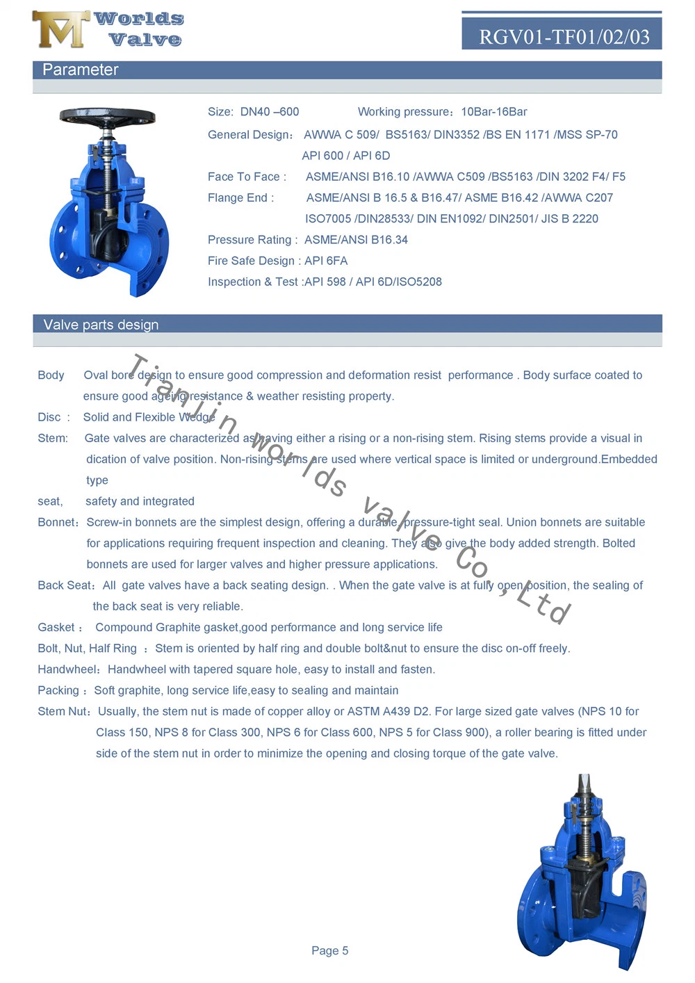 Bevel Gear Handwheel ANSI Non Rising Stem Inside Screw Rsgv Rubber Gate Valve Gearbox