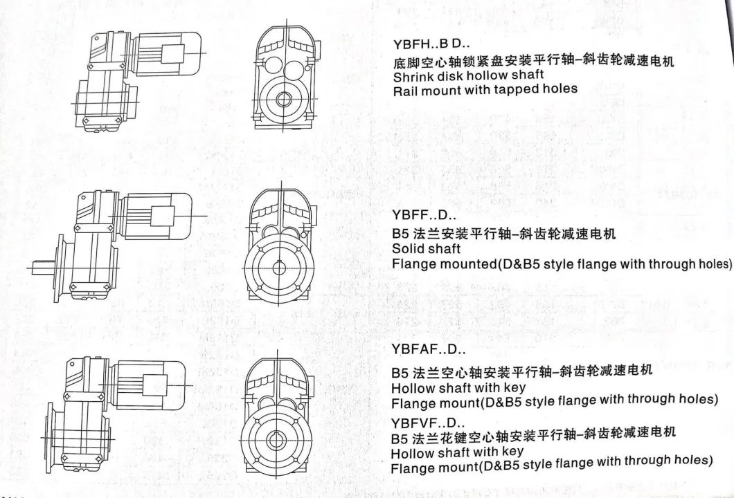 Best Selling China S37/R37/ K37/F37 Gear Reducers Gearbox Worm Gearbox Price Fire Reducer Adapter Reducer