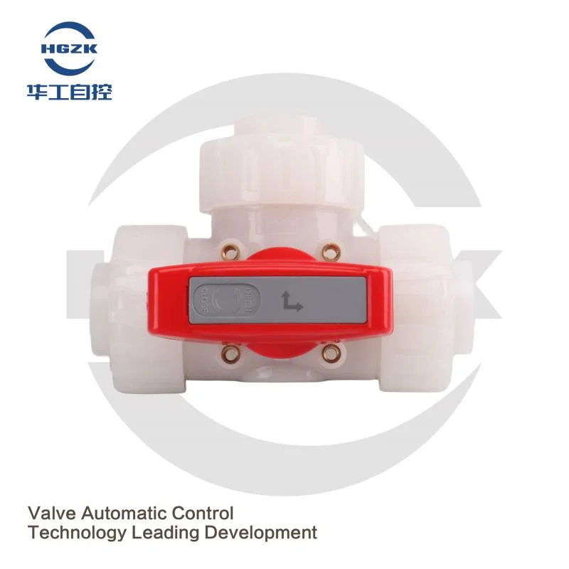 ANSI JIS Manual Electric Pneumatic Actuator Motorized Flange Threaded Ball Valve Three-Way Plastic Ball Valve