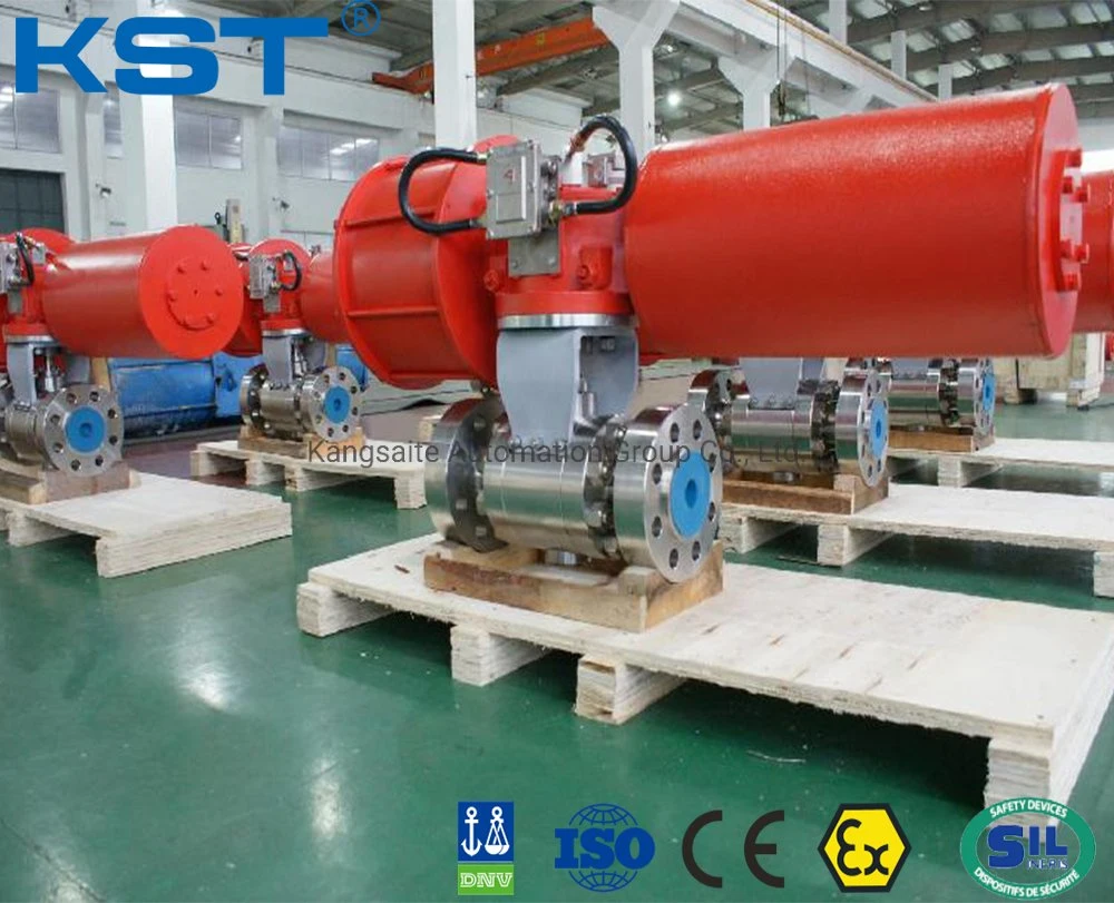 High-Temperature Type Ductile Cast Iron Cylinder Double Acting/Single Acting/Spring Returnscotch Yoke Heavy Duty Pneumatic Actuator CE/ISO9001/IP67