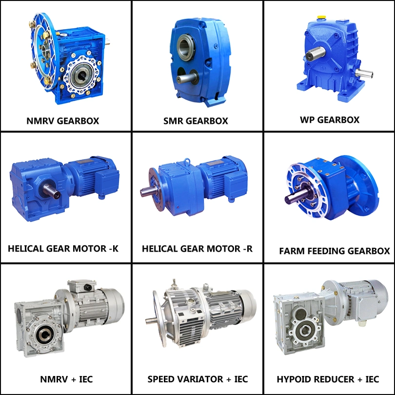 380V 50Hz AC Gear Motor Nmrv Worm Industrial Drive Transmission Gearbox