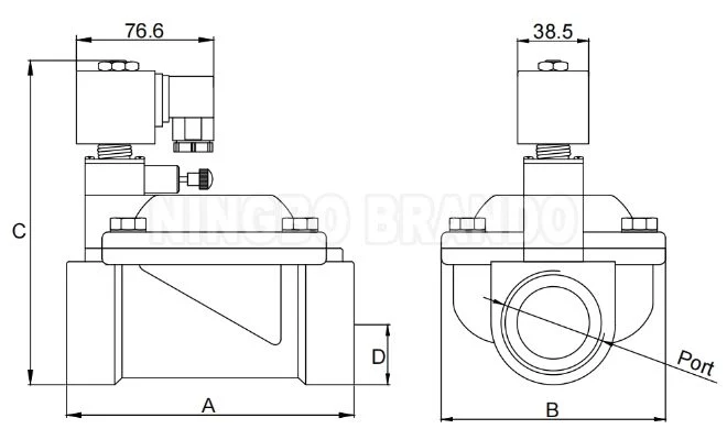 Fire Fighting Protection System Brass Water Solenoid Valve With Manual Override 3/4&prime;&prime; 1&prime;&prime; 1 1 /4&prime;&prime; 1 1 /2&prime;&prime; 2&prime;&prime; 24VDC 110VAC 220VAC