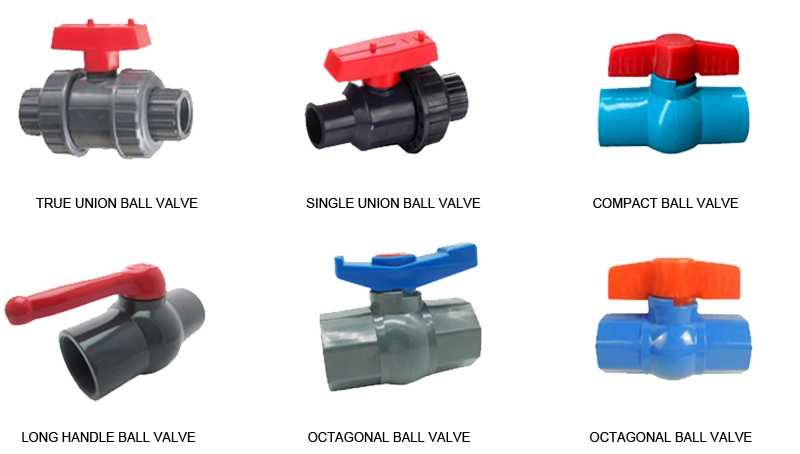 63mm Gear Operated PVC Mini Ball Float Valve 3 Inch