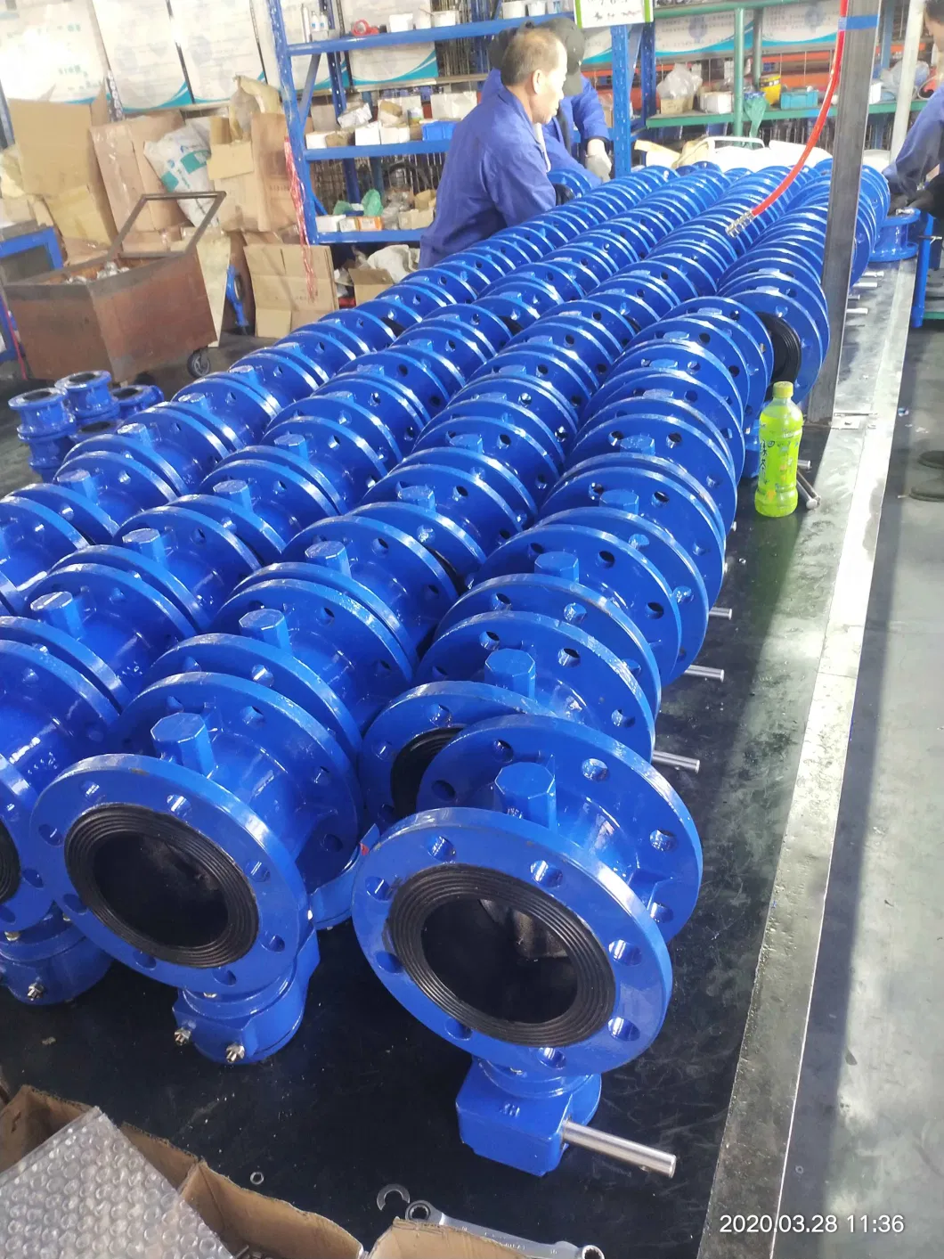 Wafer Type Butterfly Valve with Gear Box Operator