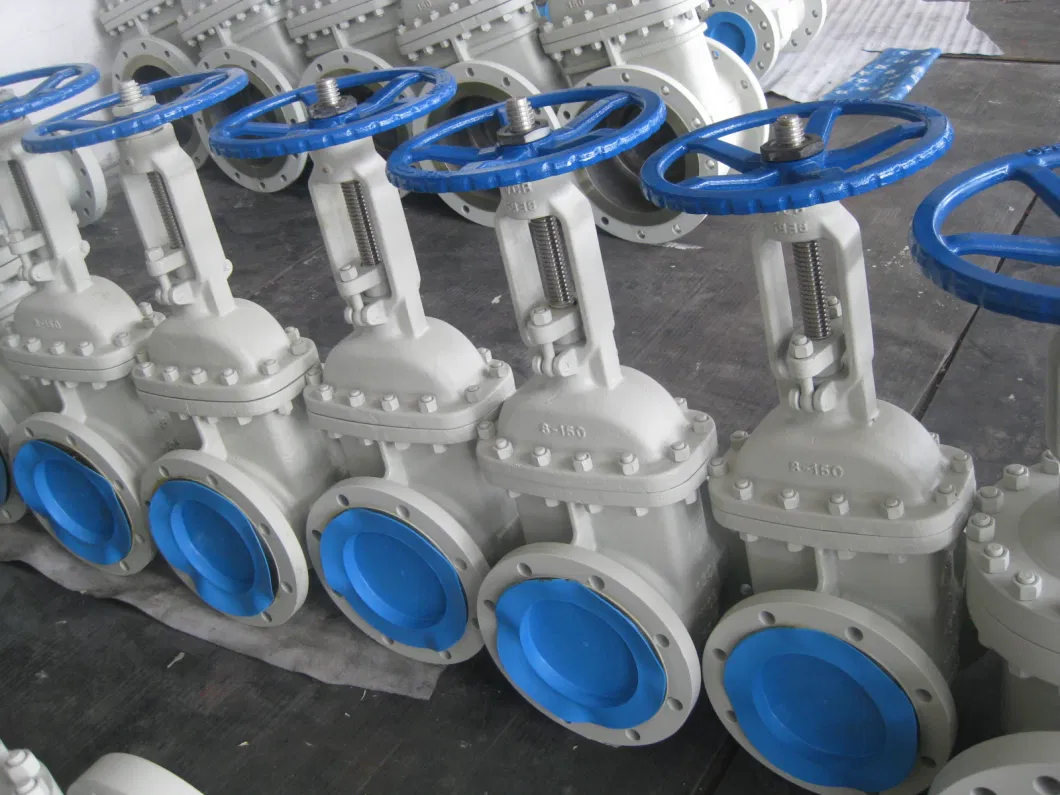 API 600 Oil Gas Water Handwheel OS&Y Non Rising Stem Solid Wedge Soft Metal Seat Carbon Steel Lcc Lcb A216 Wcb 304 316L Cast Flanged Stainless Steel Gate Valve