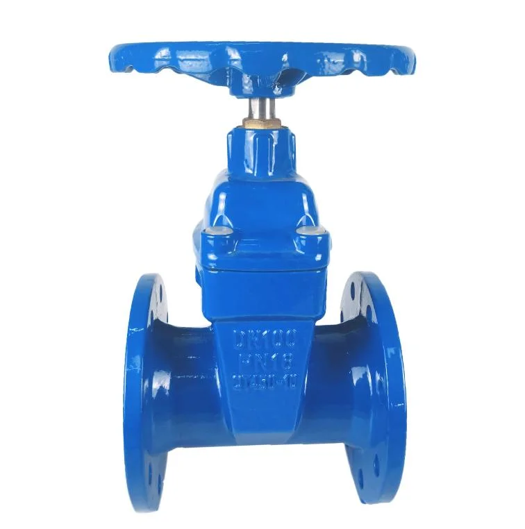 Most Popular DIN F4 Ductile Iron Cast Iron Hand Wheel Resilient Seated Water Seal Gate Valve