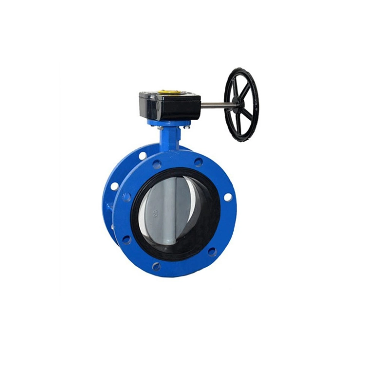 DIN Standard DN250 Pn16 Ductile Cast Iron Di Butterfly Valve Gear Operated