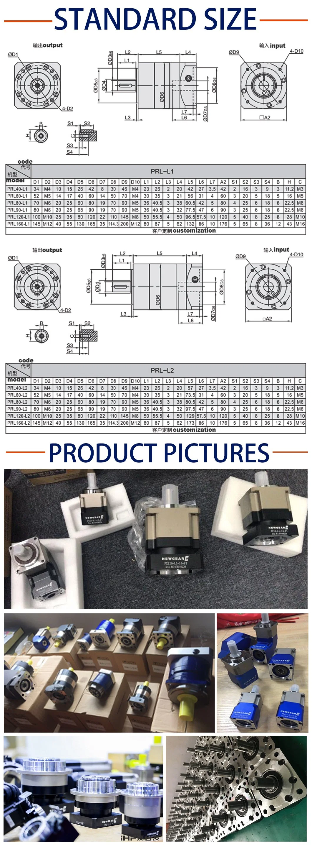 China Supply Hot Sale Newgear High Torque Planetary Reducer Gearbox