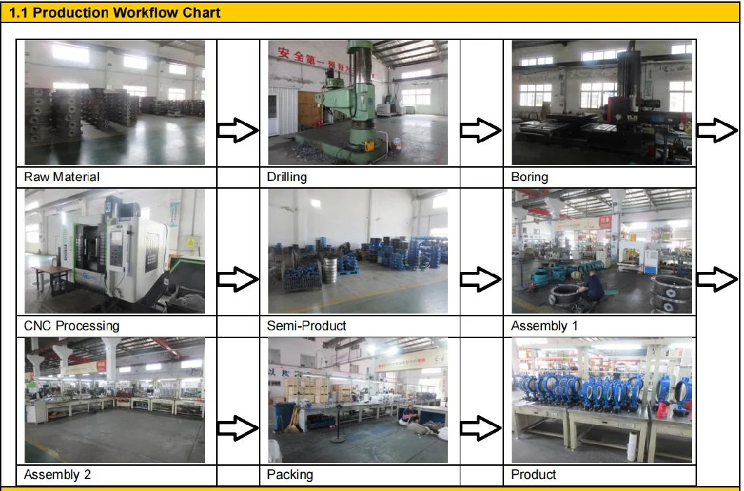 Concentric Soft Sealing Double Flanged Gearbox Operated Butterfly Valves