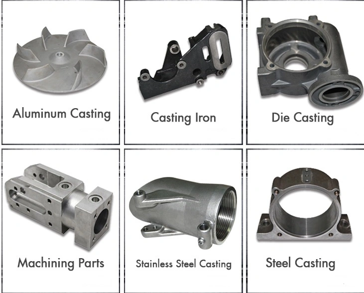 Cast Qt5007 Ductile Iron Casting Machining Gearbox