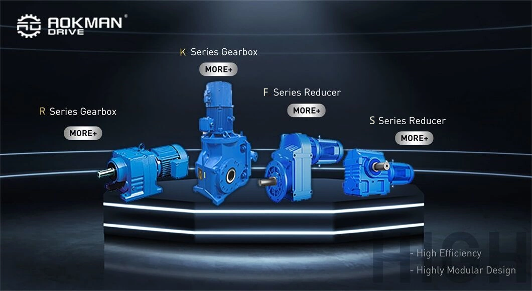 Customized Electric Motor Speed Reductor Gearbox Helical Bevel Motor Reducer Bevel Gear Drives