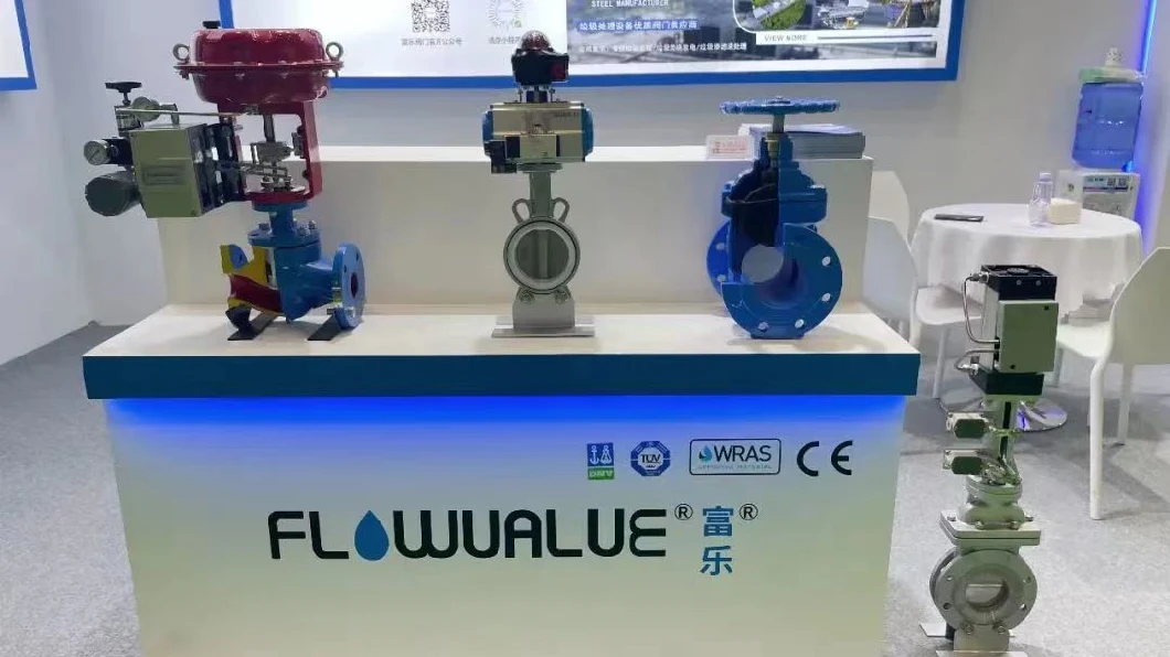 Gearbox/Pneumatic/Electric Operated Concentric Double Flange Butterfly Valve Concentric