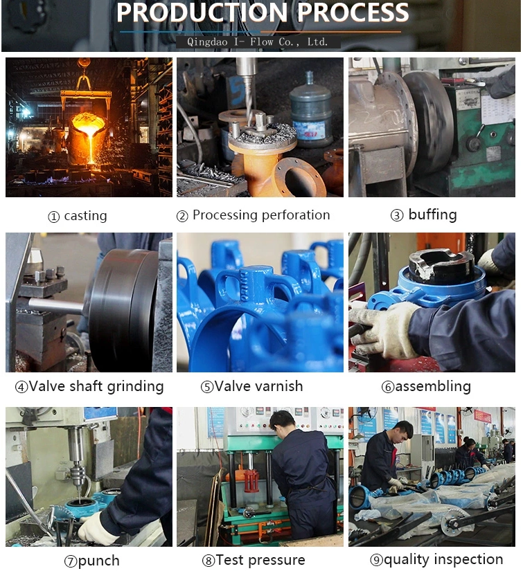 Ductile Iron Fbe Coating Pneumatically Operateddouble Acting Uni-Direction Knife Gate Valve