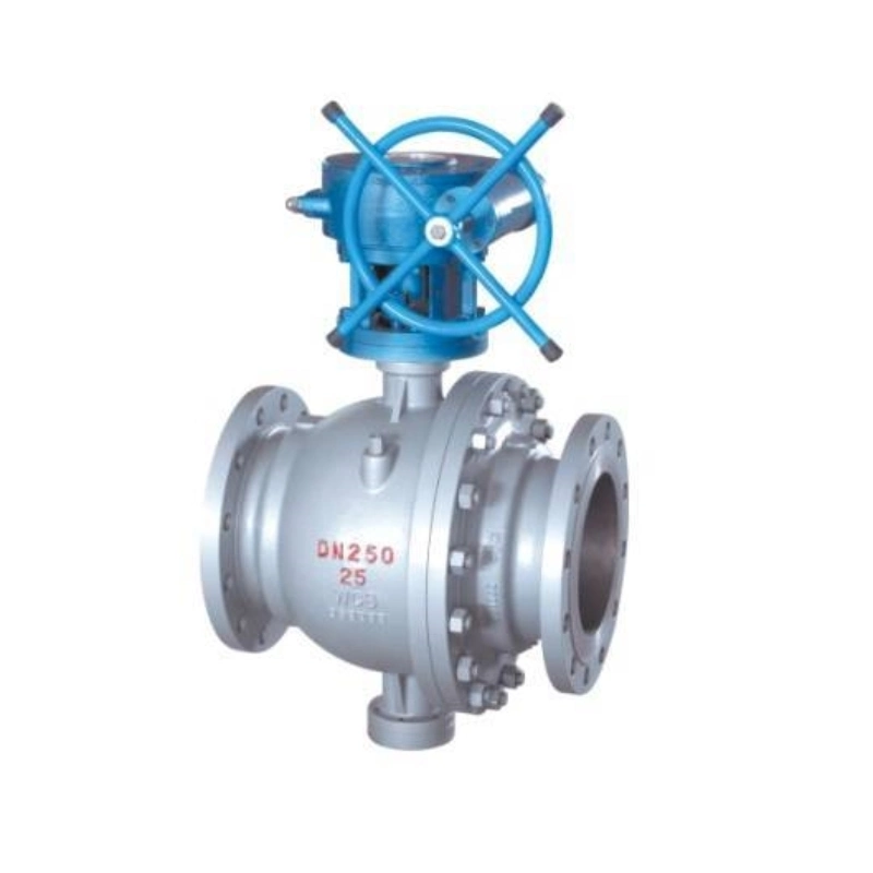 Q347h Worm Gear Fixed Ball Valve Hard Seal Fixed Ball Valve