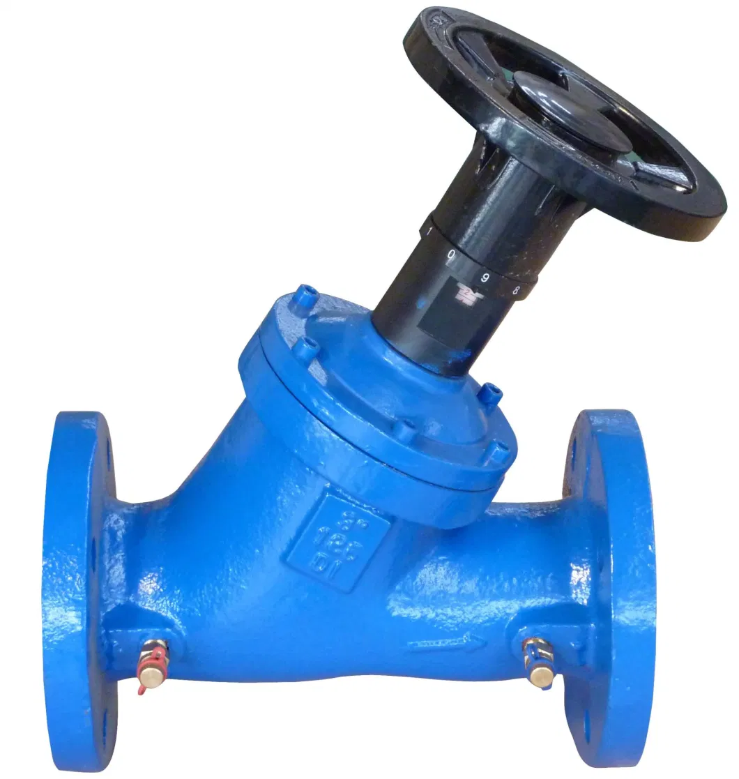 Industrial DN100 Pn16 Di Ductile Iron Body Hand Wheel Manual Control Static Balance Balancing Valves