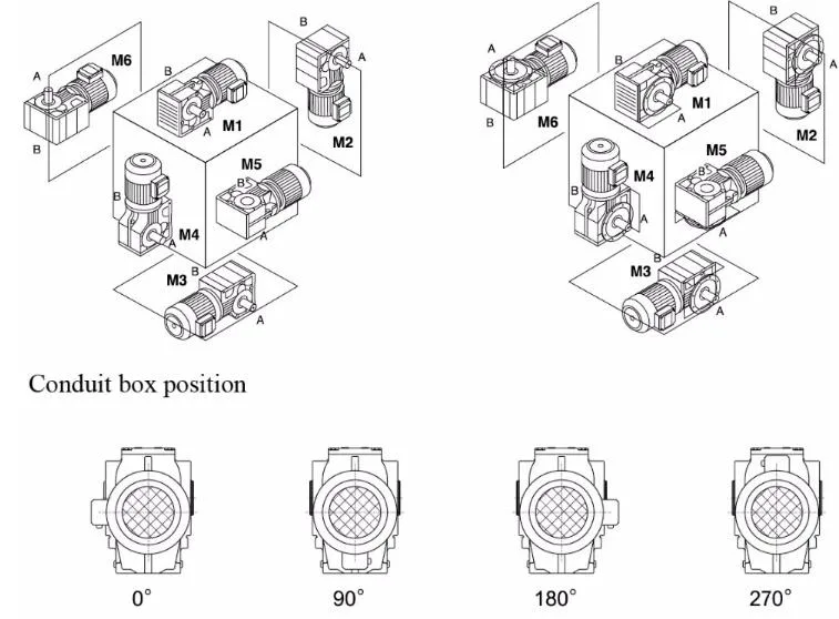 S Series Helical Worm Gear Reducer in High Efficiency