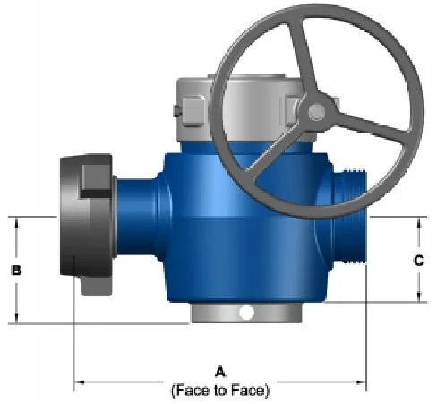 Worm Gear Operated T Type Globe Valve Manual Operated Flanged Plug Valve with Gear