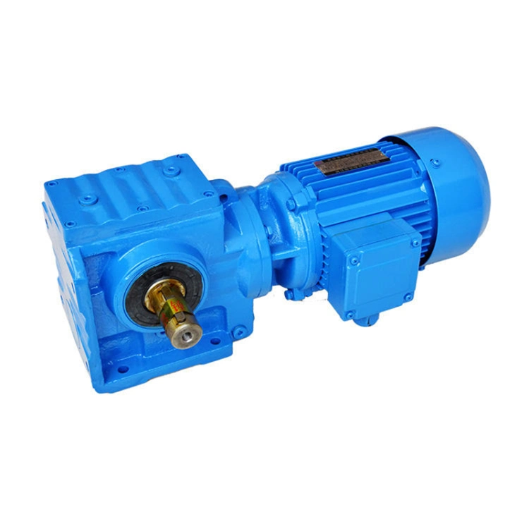 High Torque S Series Flange Mounted 90 Degree Worm Gear Motor Gearbox