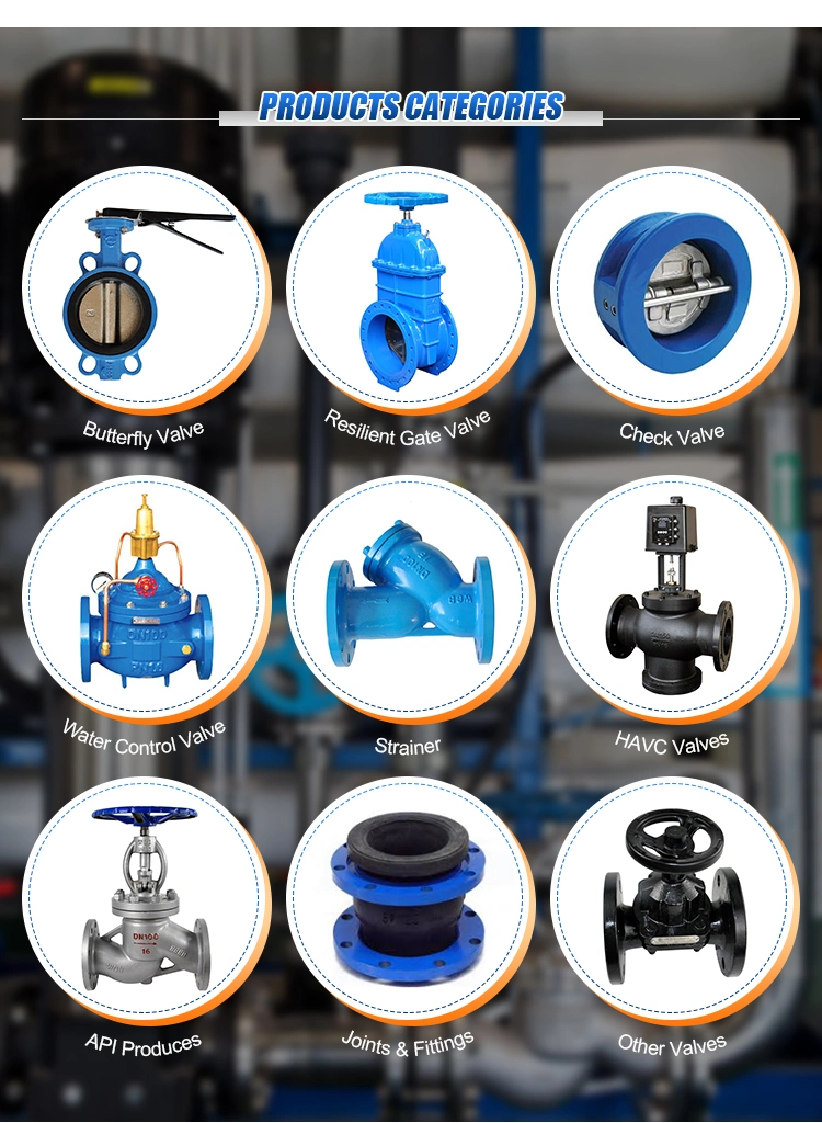 Made in China Soft Sealing Pn16 DN50 High Performance Cast Iron Stainless Steel CF8 CF8m Wcb Disc Ss 316 Manual Gearbox EPDM Seat Wafer Type Butterfly Valve
