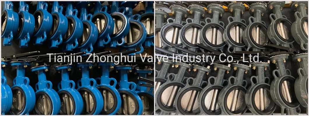 Wafer Type Butterfly Valve D371X Worm Gear Actuator