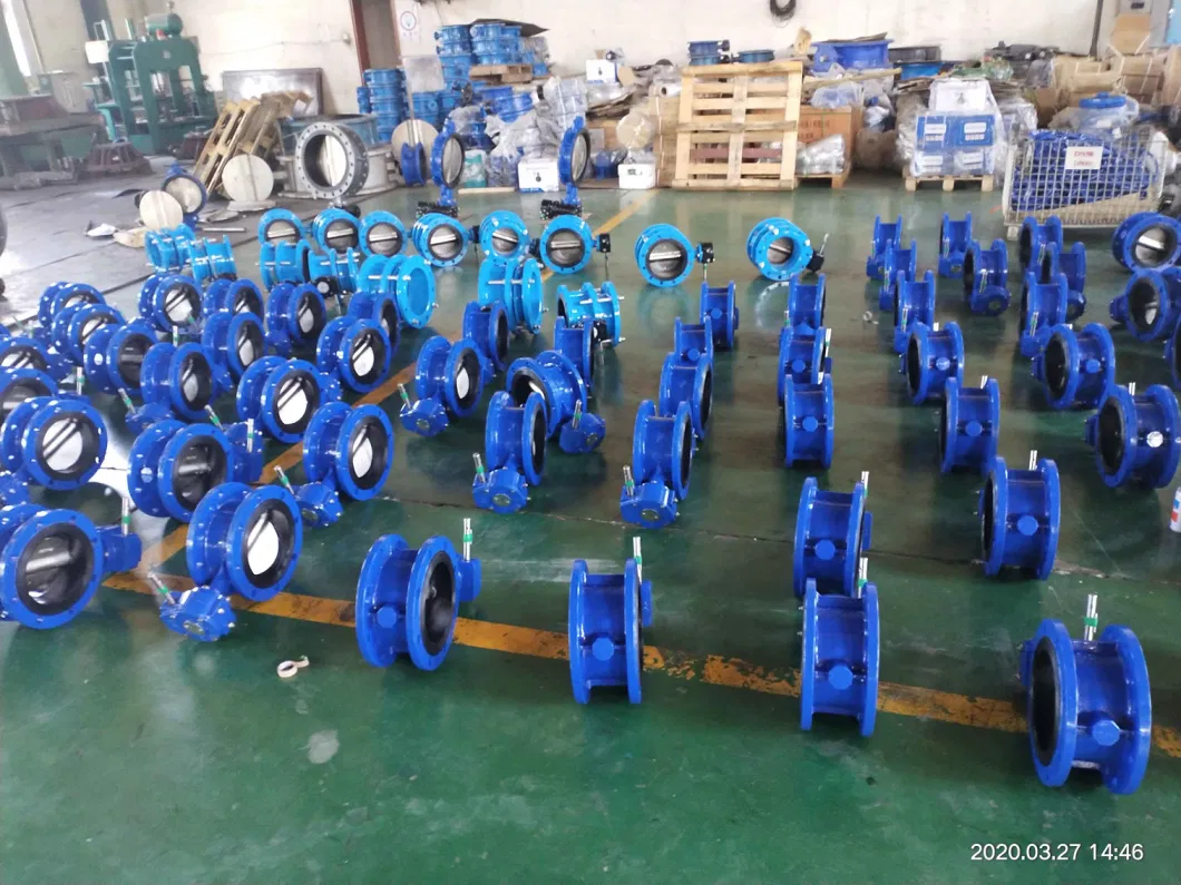 Wafer Type Butterfly Valve with Gear Box Operator