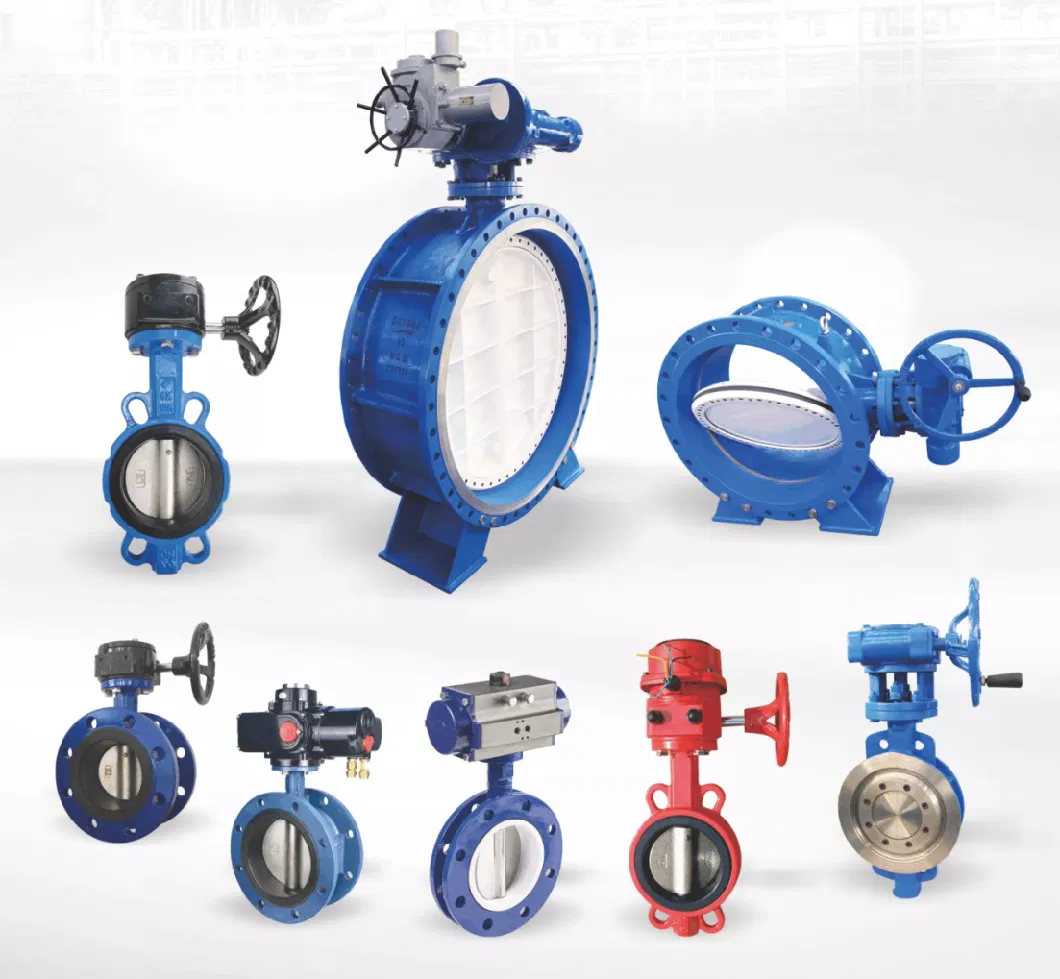 Suntex Lug Type Butterfly Valve Wth Worm Gearbox