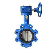 with Gear Box Aluminum Lever Wafer Operator Lug Type Butterfly Valve