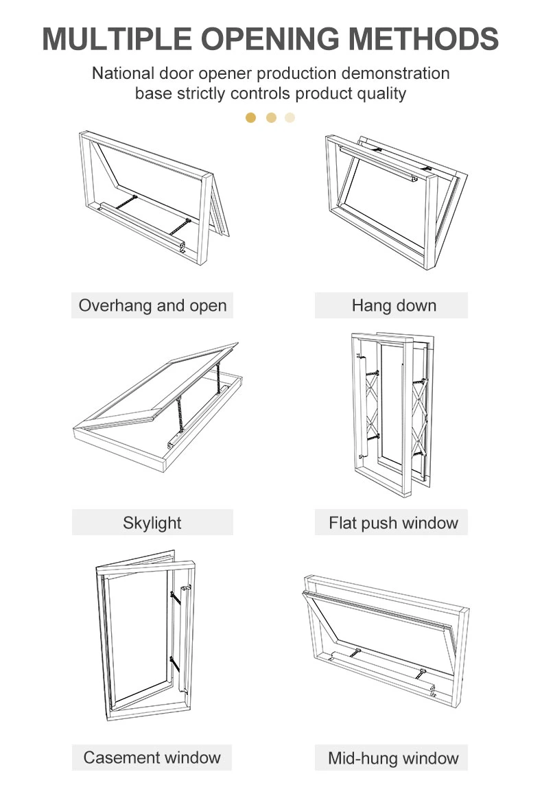 Smart Home Use Double Chain Window Operator for Swing Window