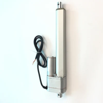  Actuador lineal de 24V con el potenciómetro manual con manivela de la fuerza de la velocidad de carga 500n de 20mm/s de 200 mm de carrera IP54/IP65
